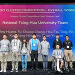 NTHU Team Advisor Jerry Chou 28second From Right29 With Team Members 28right To Left29 Tsai2C Wu2C Kuo2C Ting2C Chang2C Huang2C And Mou 28in Wheelchair29.28Photo National Tsing Hua University29