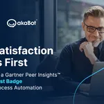 AkaBot Customer First Gartner Peer Insights