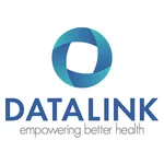 DataLink Logo Blue Teal Stacked Tag