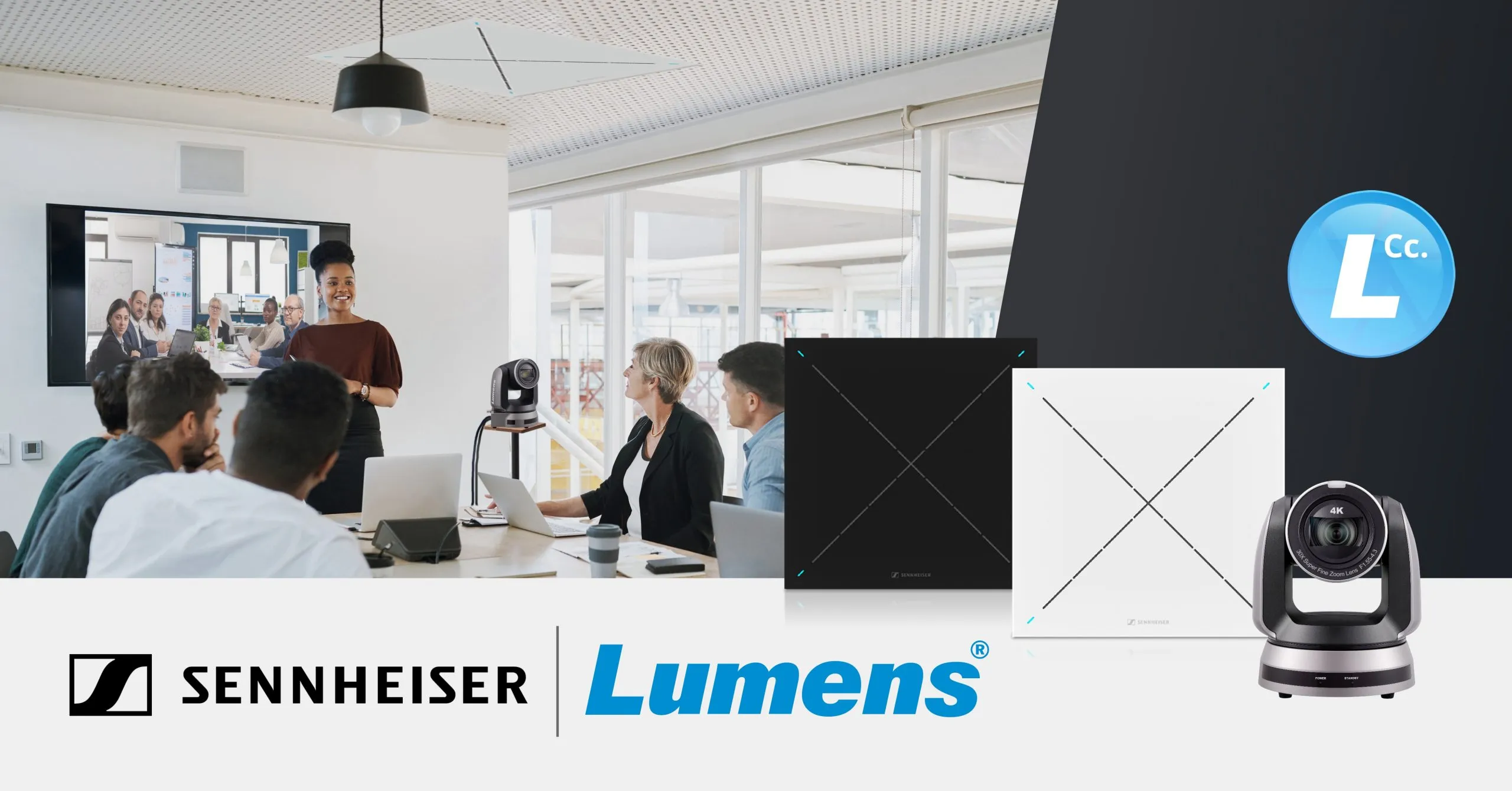Sennheiser Lumens Partnership Scaled