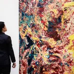 01. Art Basel Hong Kong 2023 Mark Bradford A Straight Line 2023 Photo Courtesy Art Basel