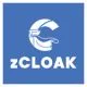Zcloak Logo White Blue Background