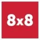 8x8 RedSquare Logo RGB