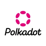 Polkadot Logo Vertical Pink Black