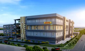 Rendering Of DHL West Hub In Sin