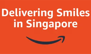 AMAZON Delivering Smiles Banner