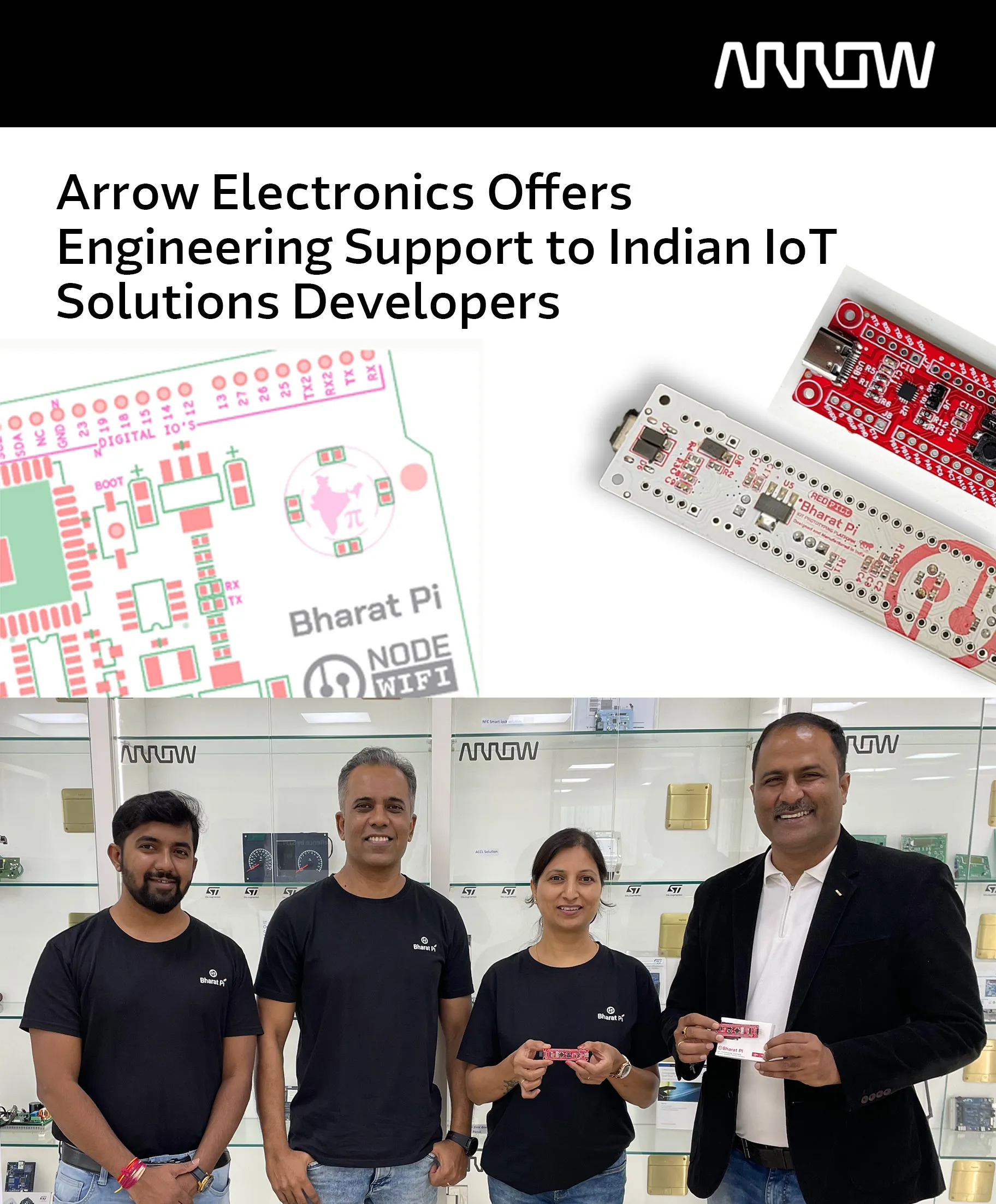 PR Photo Arrow Bharat Pi IoT Dev