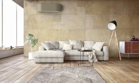 1028 Fabric Aircon Graybeige