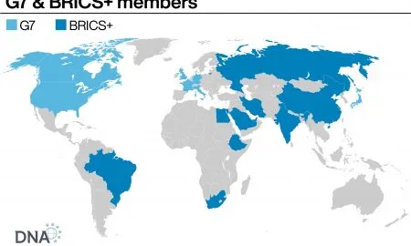 DNA G7 BRICS Map 300424