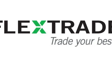 FlexTrade Logo Tagline RegMark Black GreenX GrayTagLine RGB
