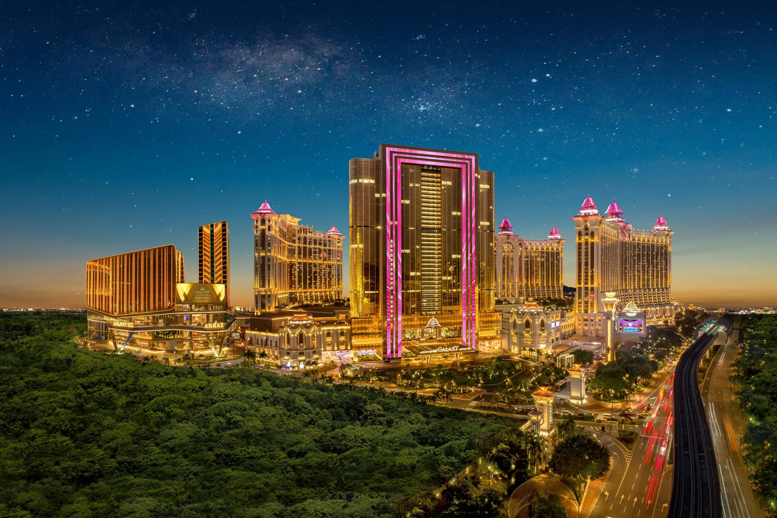 Galaxy Macau All Buildings Scaled