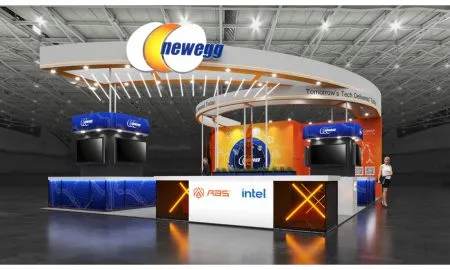 Newegg Computex Booth Rendering 2024 Revised
