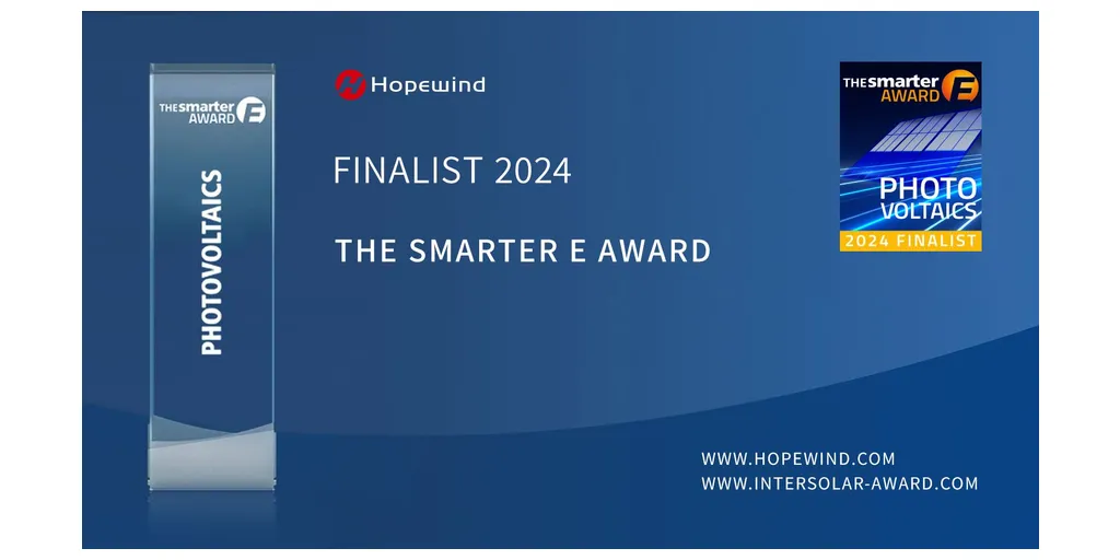 Photo Hopewind Has Been Officially Nominated For The 2024 Smarter E Award