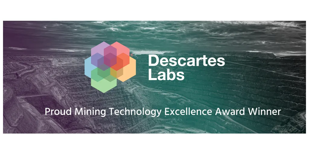 Descartes Labs Mining Tech Awards Banner