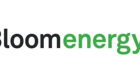 Bloom Logo Black Green Horizontal Print Only