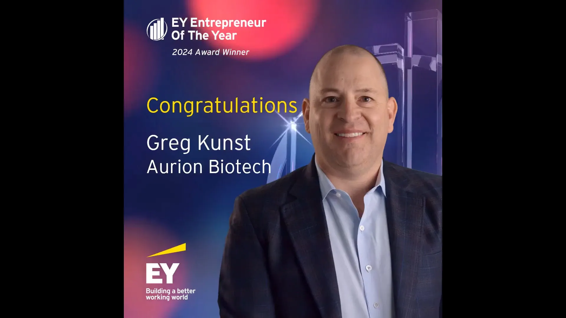 EOY24 Greg Kunst Aurion Biotech