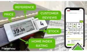 Hanshow ESL Solution At Leroy Merlin