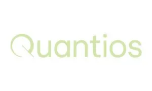 Quantios Wordmark CMYK Opportunity Lime