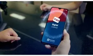 Splashscreen Digital Licence App