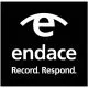 Endace Vert Logotagline White Padding