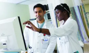 Student During His Clinical Rota