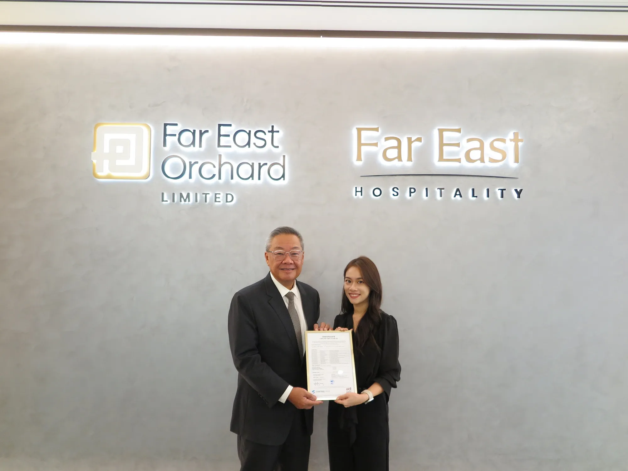 L To R Mr Arthur Kiong CEO Of F