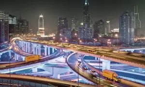 DGF Trucks On Shanghai Streets C