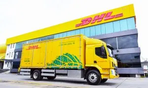 DHL Global Forwarding S EV Truck
