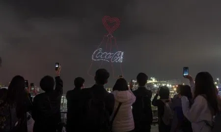 Coca Cola Drone Show Photo 1