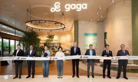 Gaga At Galaxy Macau Ribbon Cutt