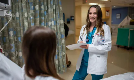 Female Student Full Portrait Pos