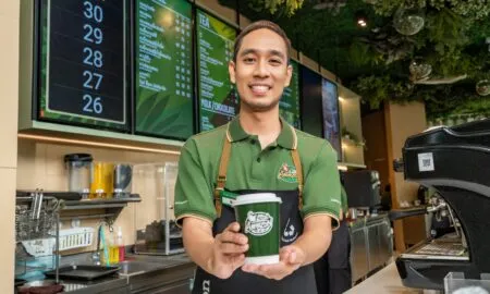 CafeAmazon Barista ServingCoffee