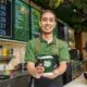 CafeAmazon Barista ServingCoffee