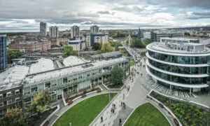 Northumbia University Campus Aer