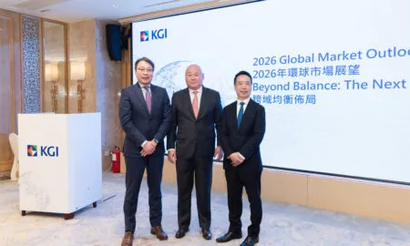 From Left James Chu Chairman KG