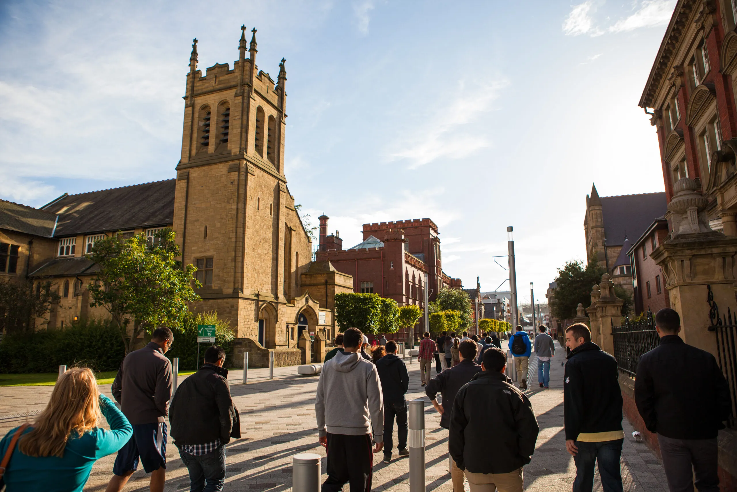 Newcastle City View With Student Scaled