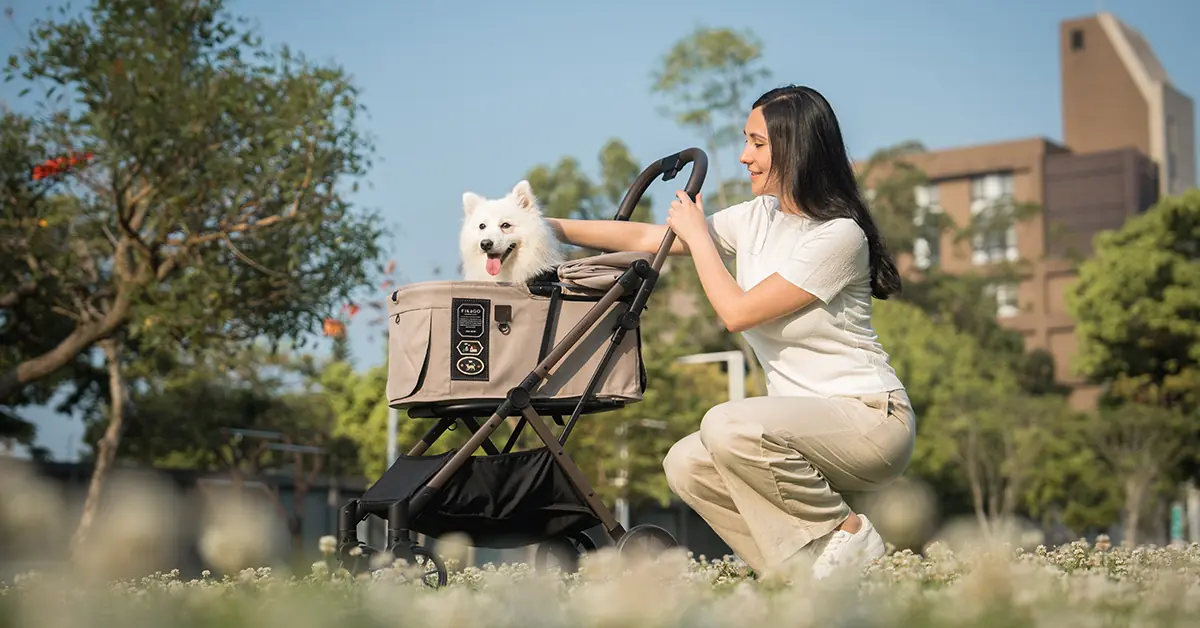 Fikago Blending Pet Stroller Wit