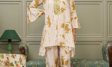 4b35ec60 3af6 4634 Ae29 D72a35aa38d21750313498342 House Of Pataudi Printed V Neck Top With Trousers Co Ords 15 1